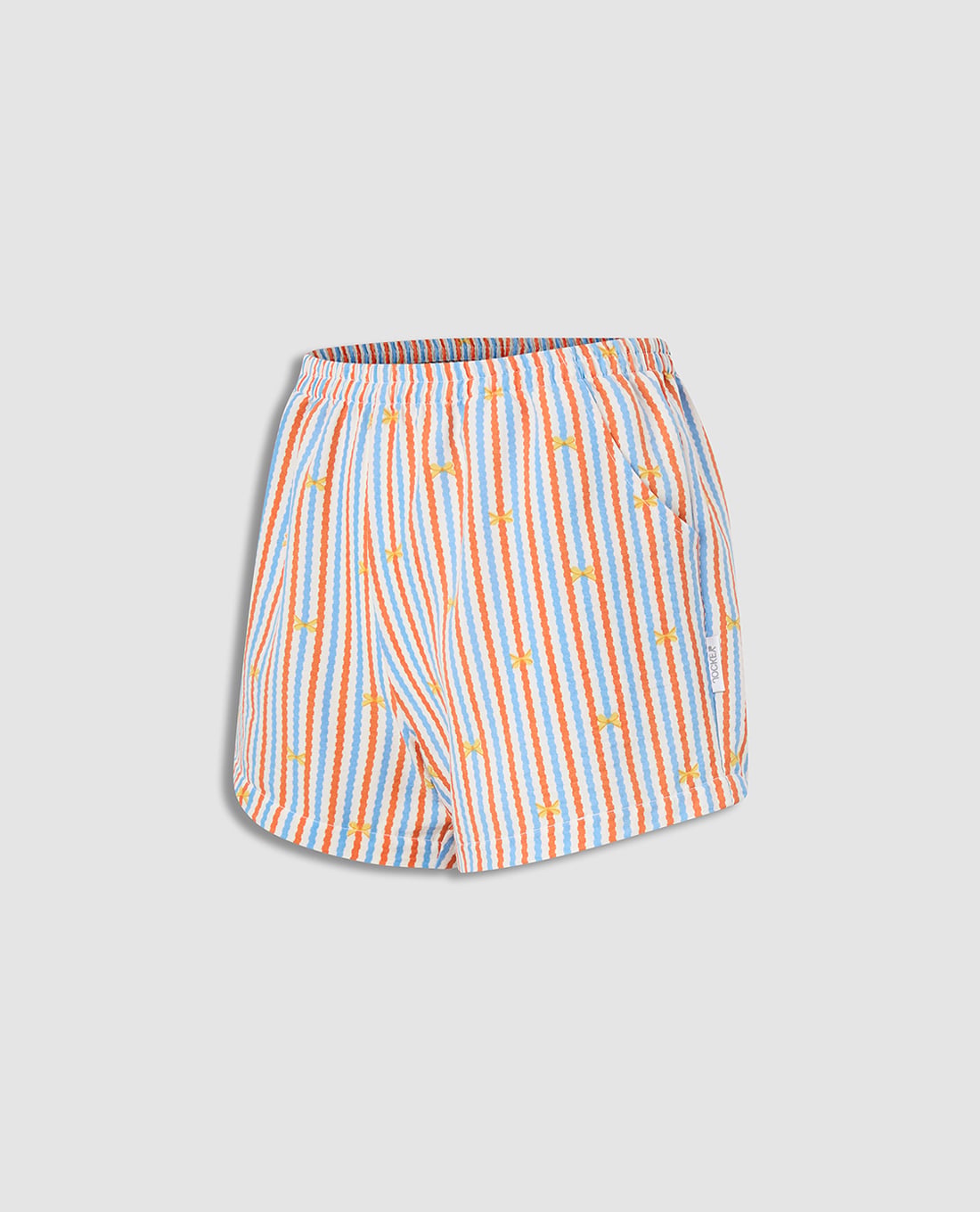 JOCKEY - Quần short kate nữ mặc nhà kẻ sọc