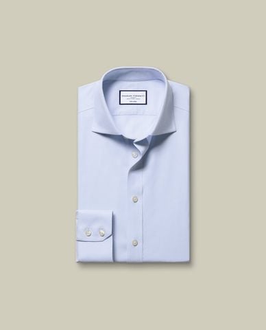  CHARLES TYRWHITT - Áo sơ mi nam cổ bẻ tay dài Non Iron Twill 