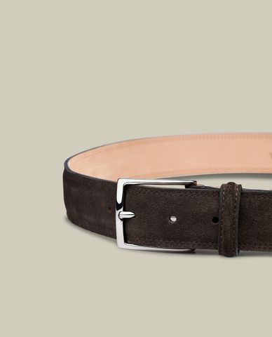  CHARLES TYRWHITT - Thắt lưng nam bản vừa Suede Leather 