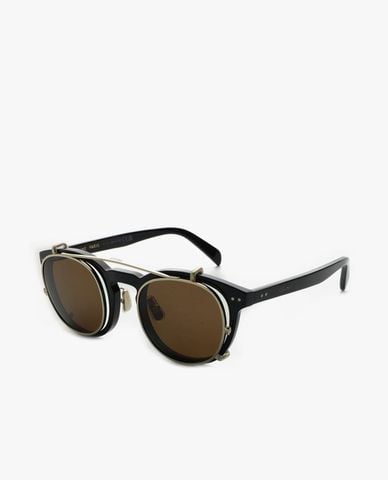  CELINE - Kính mát nữ gọng tròn kẹp đôi 