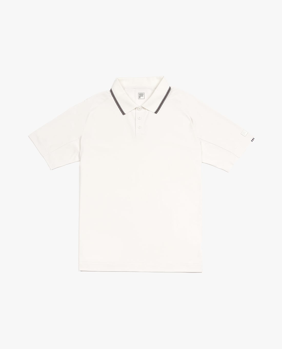 FILA - Áo polo unisex tay ngắn viền sọc Origin Match