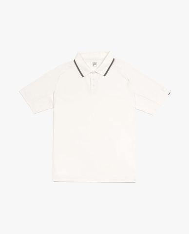  FILA - Áo polo unisex tay ngắn viền sọc Origin Match 