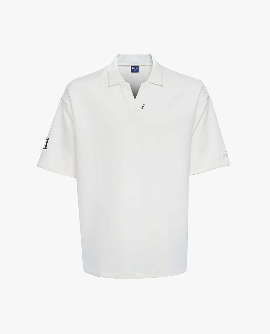 FILA - Áo polo unisex cổ V tay ngắn Origin Club