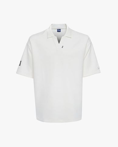 FILA - Áo polo unisex cổ V tay ngắn Origin Club 