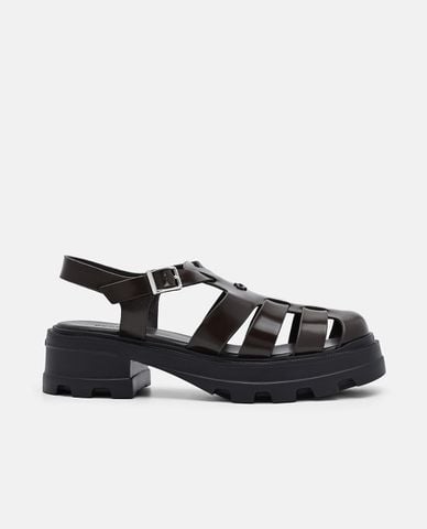  PEDRO - Giày sandals nữ đế vừa đan dây Verlin 