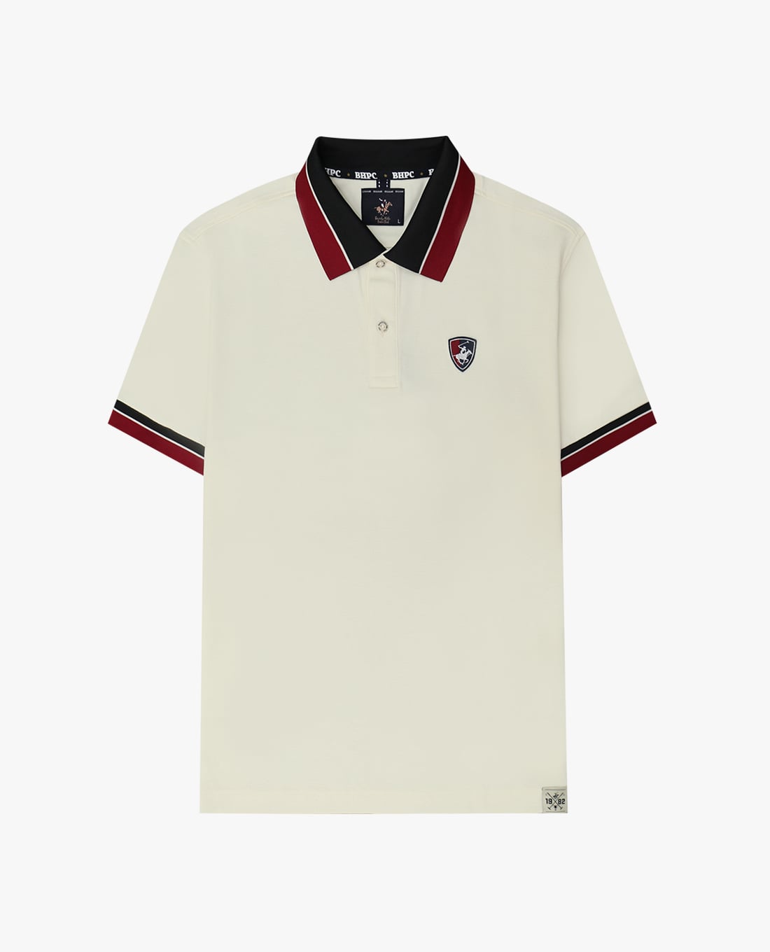 BEVERLY HILLS POLO CLUB - Áo polo nam cổ bẻ tay ngắn cổ điển