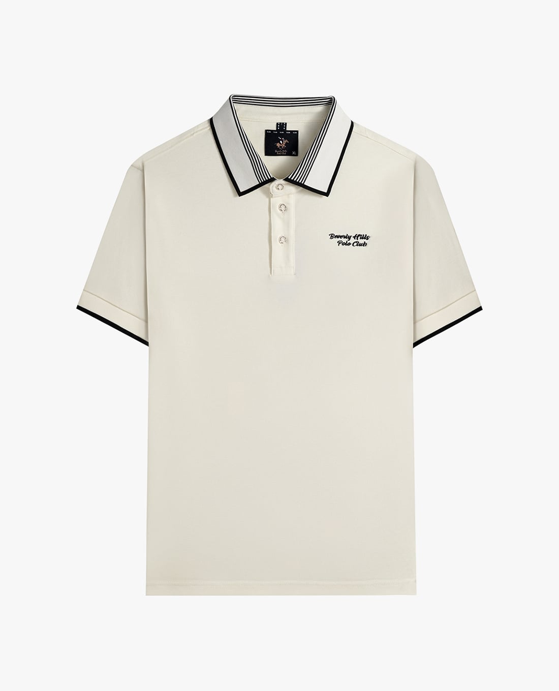BEVERLY HILLS POLO CLUB - Áo polo nam tay ngắn phối logo