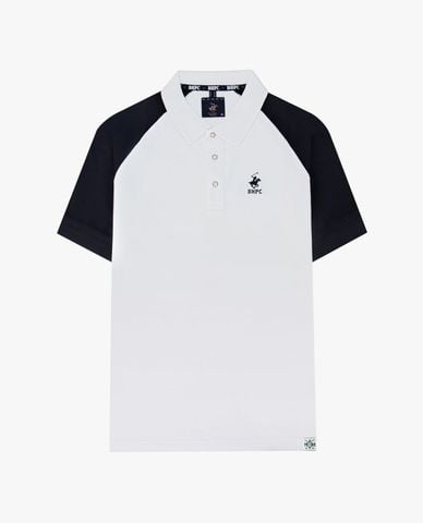 BEVERLY HILLS POLO CLUB - Áo polo nam cổ bẻ tay ngắn thêu logo 