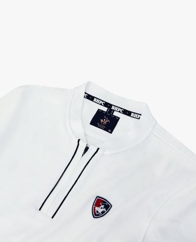  BEVERLY HILLS POLO CLUB - Áo polo nam cổ tròn tay ngắn thêu logo 