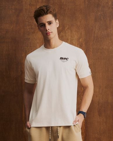  BEVERLY HILLS POLO CLUB - Áo thun nam cổ tròn tay ngắn thêu logo 