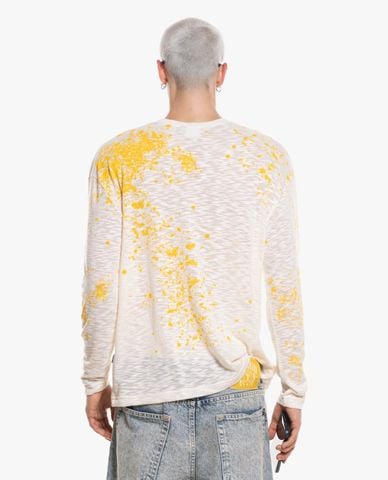  STRESSMAMA - Áo thun unisex cổ tròn tay dài Splatter 