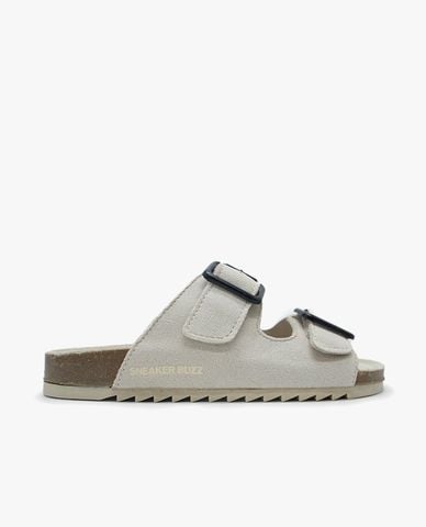  SNEAKERBUZZ - Dép unisex quai ngang phối logo 
