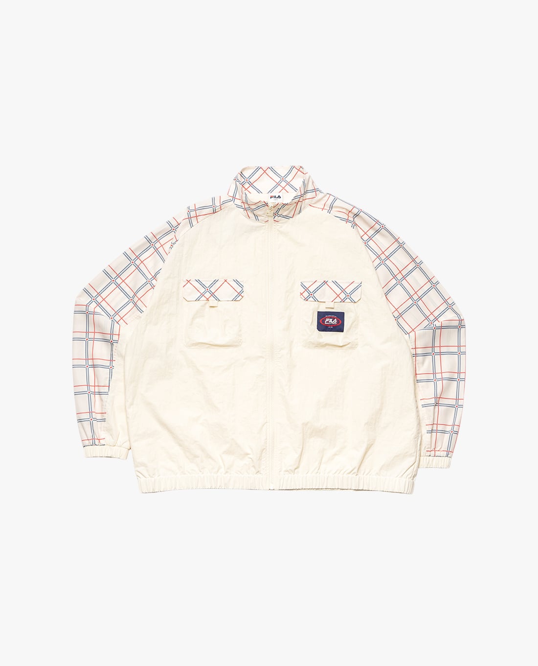 FILA - Áo khoác gió unisex cổ cao tay dài DNA