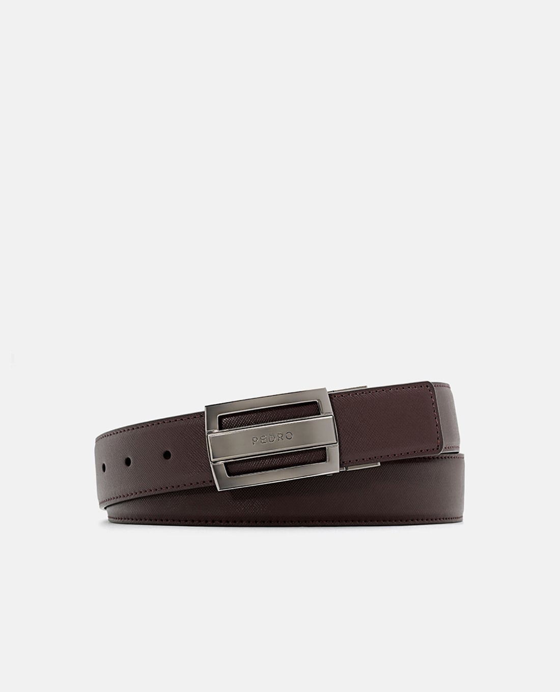 PEDRO - Thắt lưng nam bản vừa Leather Reversible Tang