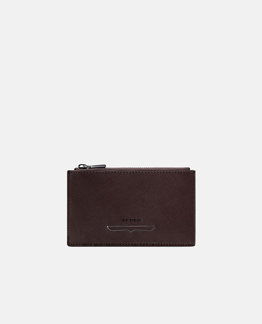 PEDRO - Ví đựng thẻ nam phom chữ nhật Saffiano Leather