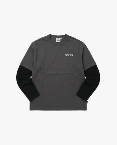  DICKIES - Áo thun nam cổ tròn tay dài Workwear 