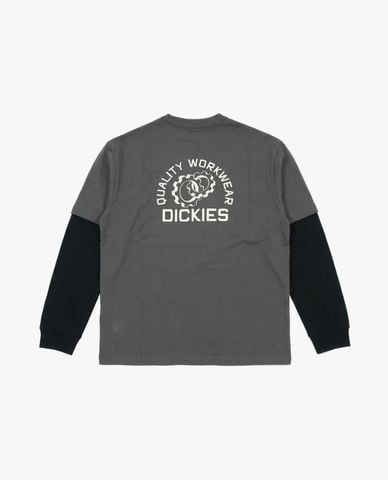  DICKIES - Áo thun nam cổ tròn tay dài Workwear 