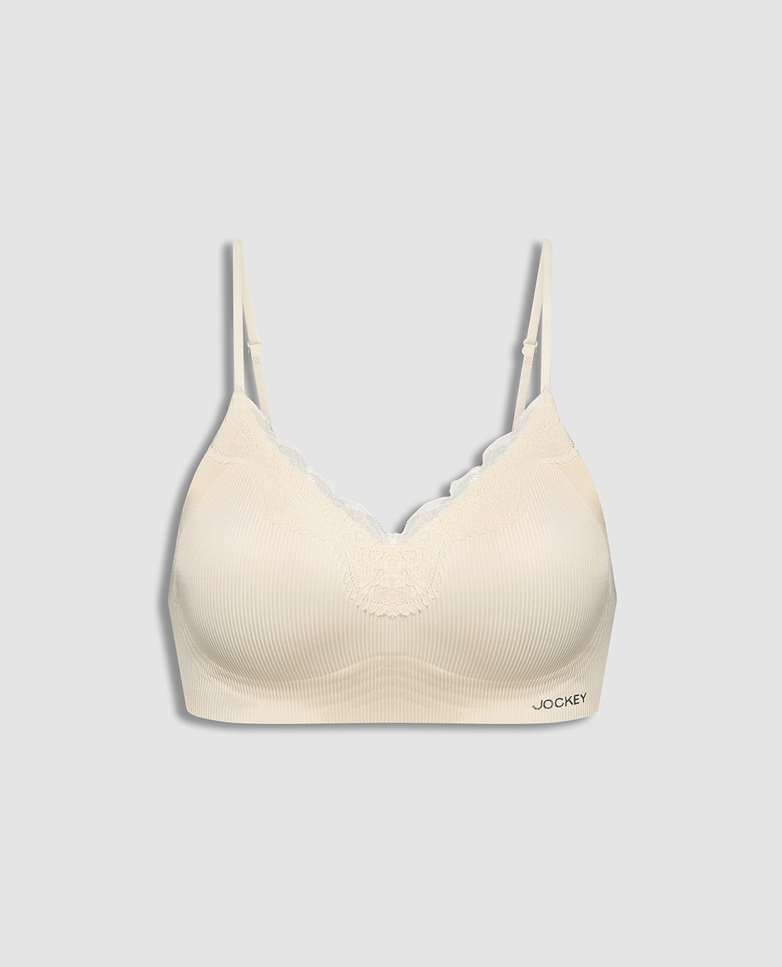 JOCKEY - Áo ngực seamless phối ren mút mỏng