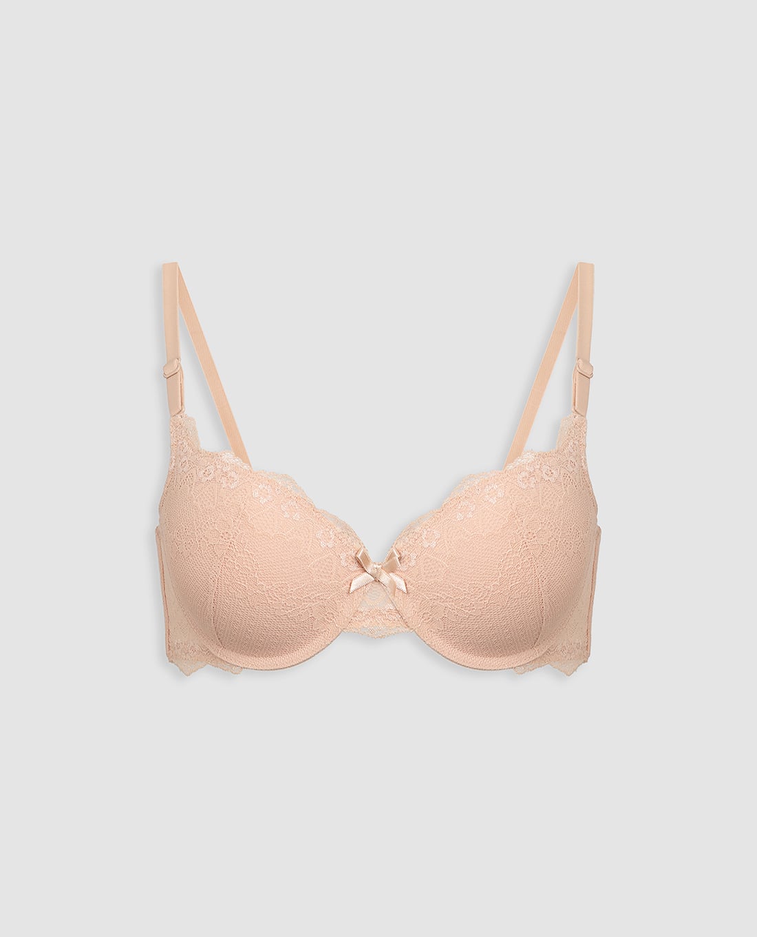 MISAKI - Áo ngực mút dày cúp ren phối dây lưng ren