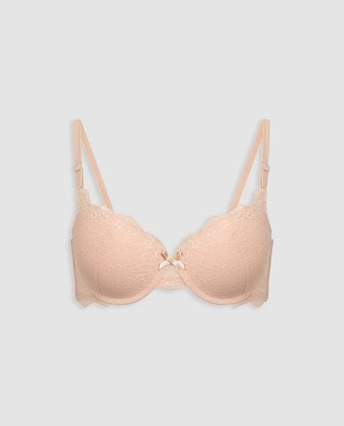  MISAKI - Áo ngực mút dày cúp ren phối dây lưng ren 