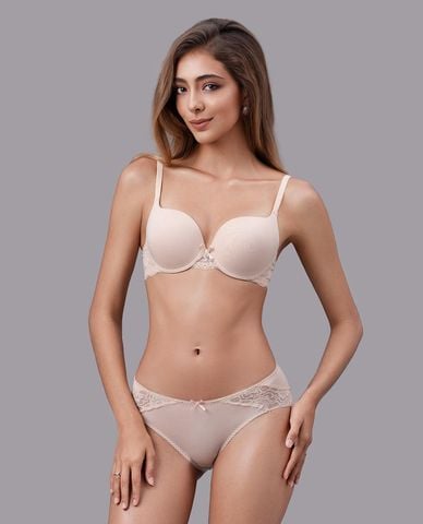  VERA - Quần lót bikini nữ microfiber phối ren 