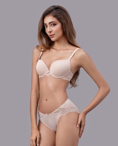  VERA - Quần lót bikini nữ microfiber phối ren 