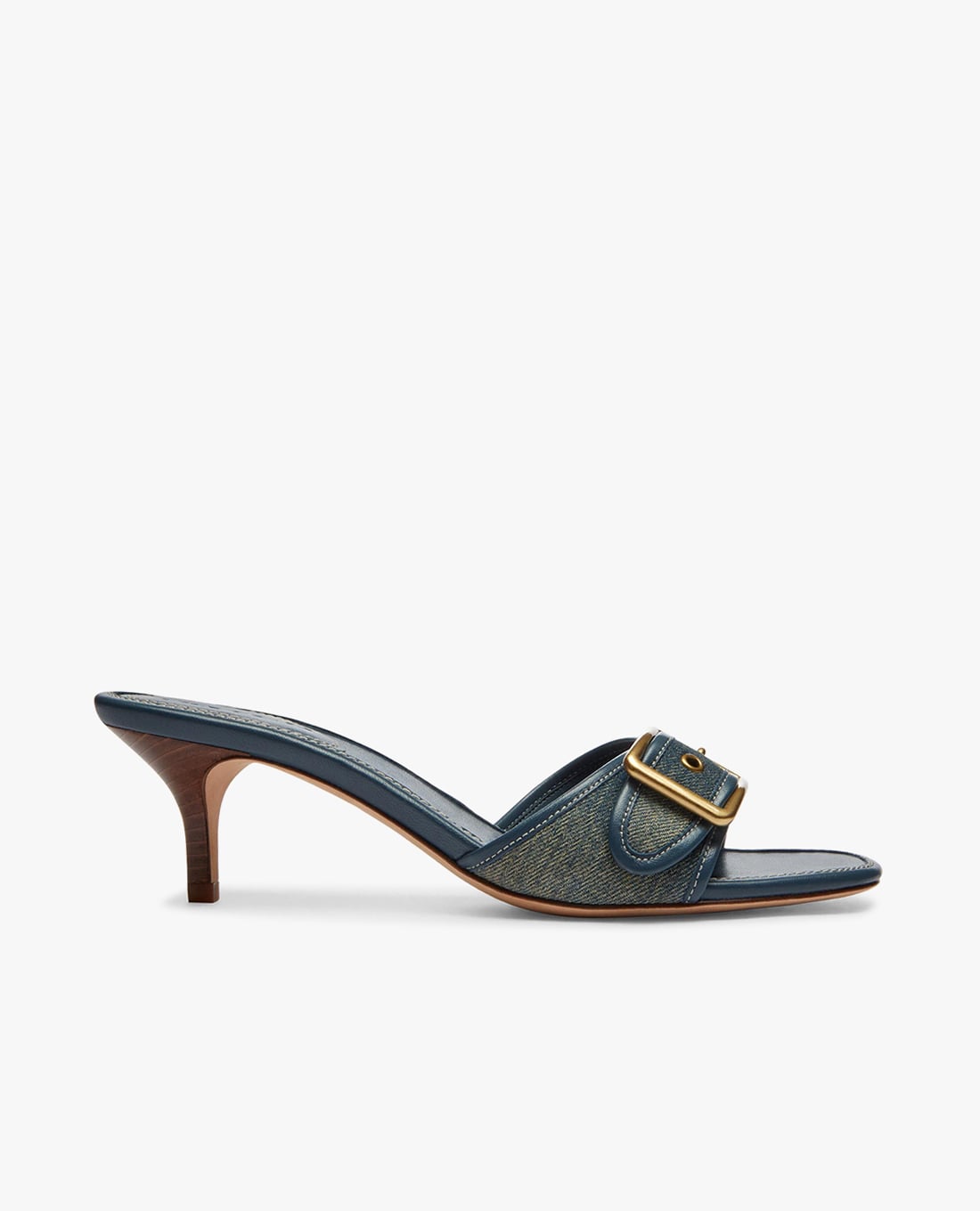 COACH - Giày mules cao gót nữ Margot Loved Denim