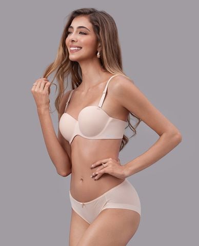  MISAKI - Quần lót bikini nữ poly spandex trơn 