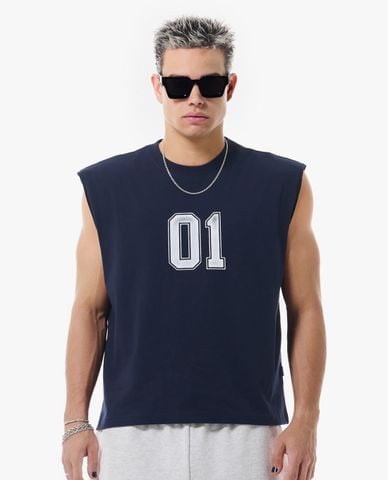  STRESSMAMA - Áo sát nách unisex cổ tròn SSMA Sports 