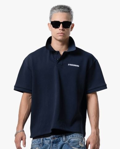  STRESSMAMA - Áo polo unisex cổ bẻ tay ngắn SSMA 