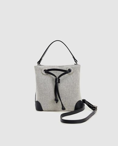  URBAN REVIVO - Túi rút dây nữ phom chữ nhật 