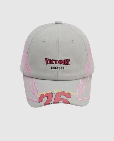  URBAN REVIVO - Nón bóng chày nữ thêu chữ 