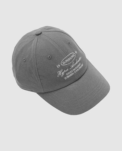  URBAN REVIVO - Nón bóng chày unisex thêu chữ 