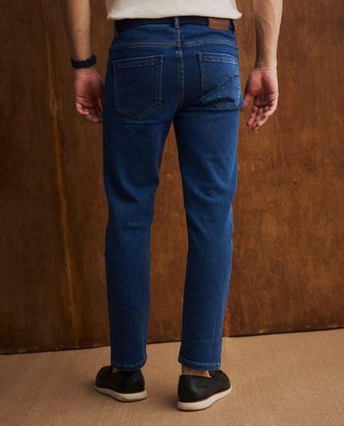  BEVERLY HILLS POLO CLUB - Quần jeans nam ống đứng thêu logo 