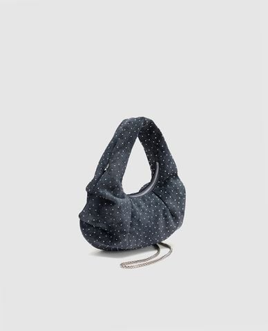  URBAN REVIVO - Túi xách nữ hình bán nguyệt Dotted 