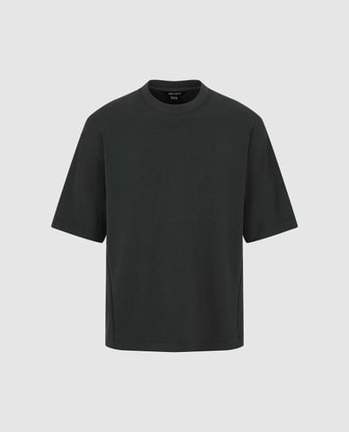  URBAN REVIVO - Áo thun nam cổ tròn tay ngắn 