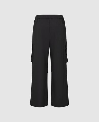  URBAN REVIVO - Quần nam ống rộng phối túi hộp 