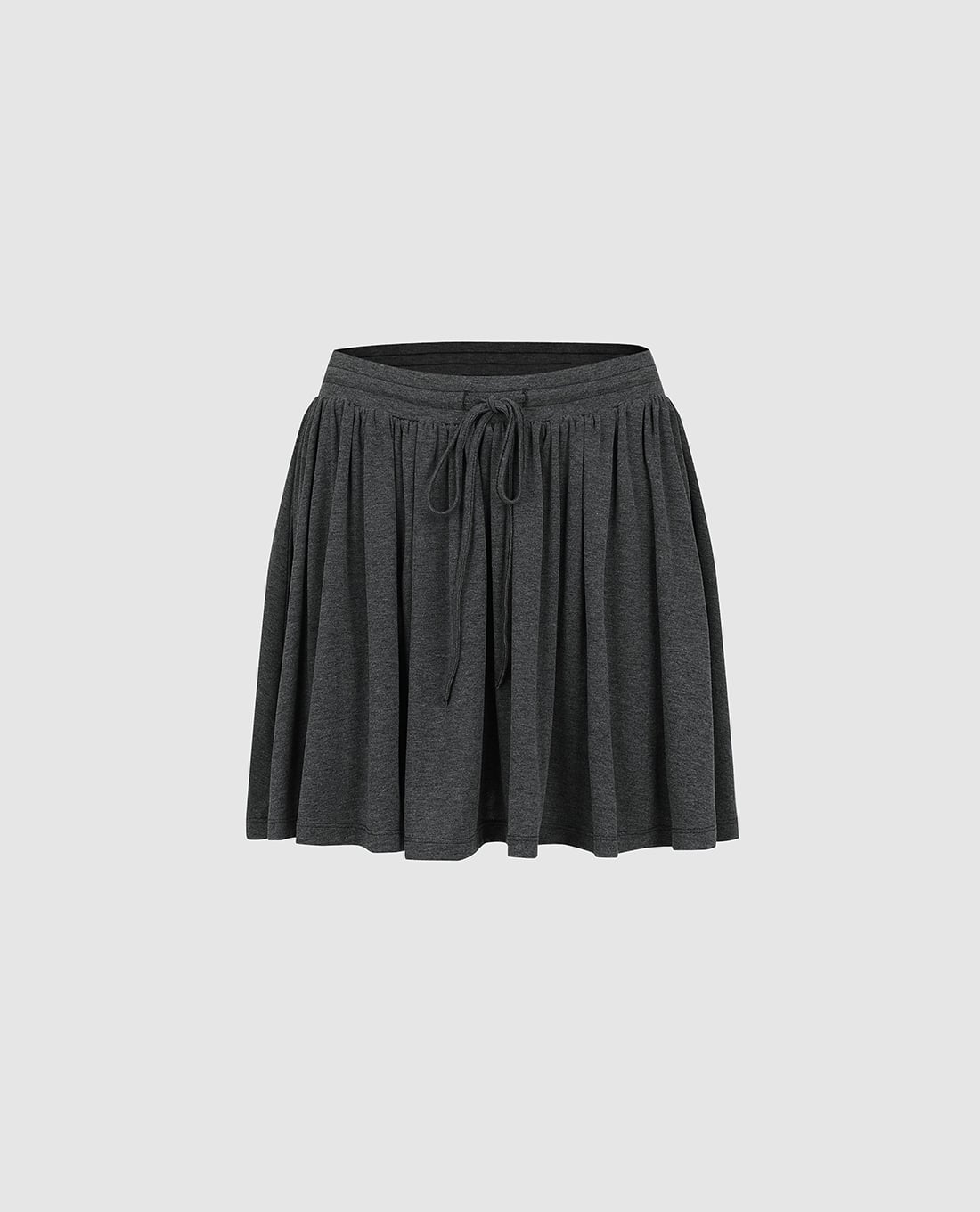 URBAN REVIVO - Chân váy chữ A mini thun nhún