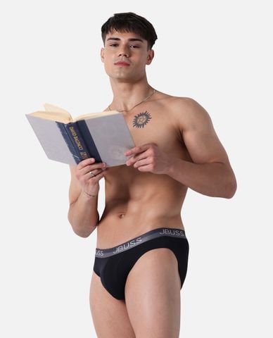  JBUSS - Quần lót nam dáng brieft cotton trơn 
