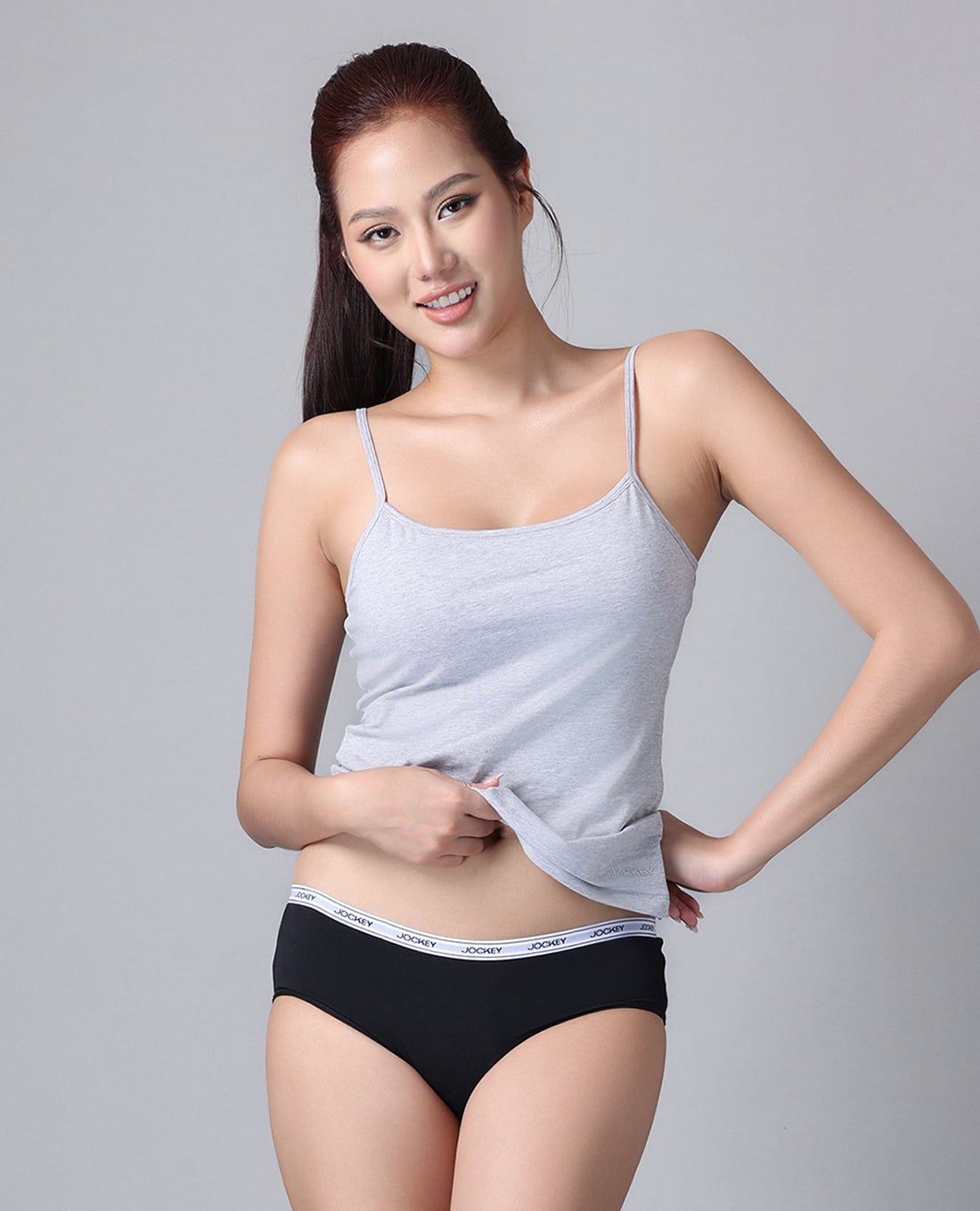 JOCKEY - Quần lót hipster nữ trơn cotton