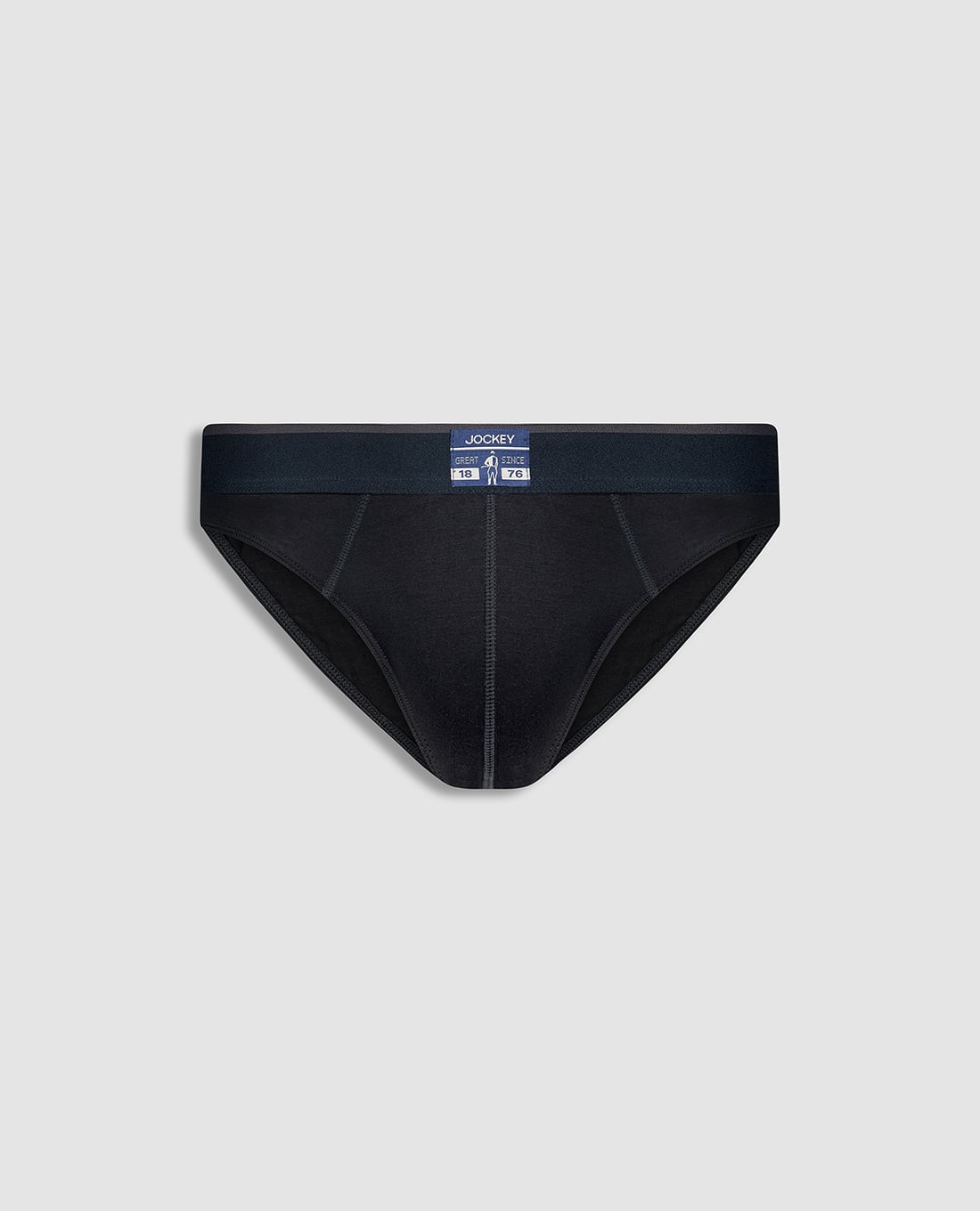 JOCKEY - Quần lót nam dáng brief cạp viền phối logo