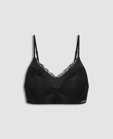  JOCKEY - Áo ngực seamless phối ren mút mỏng 