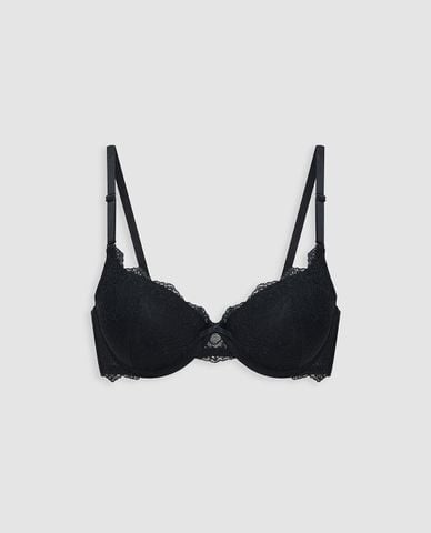  MISAKI - Áo ngực mút dày cúp ren phối dây lưng ren 