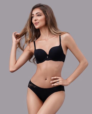  VERA - Quần lót bikini nữ microfiber phối ren 