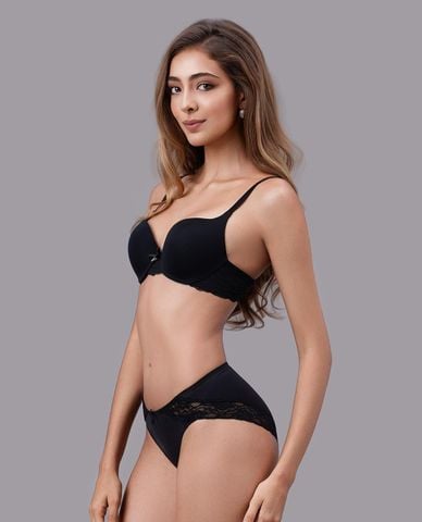  VERA - Quần lót bikini nữ microfiber phối ren 