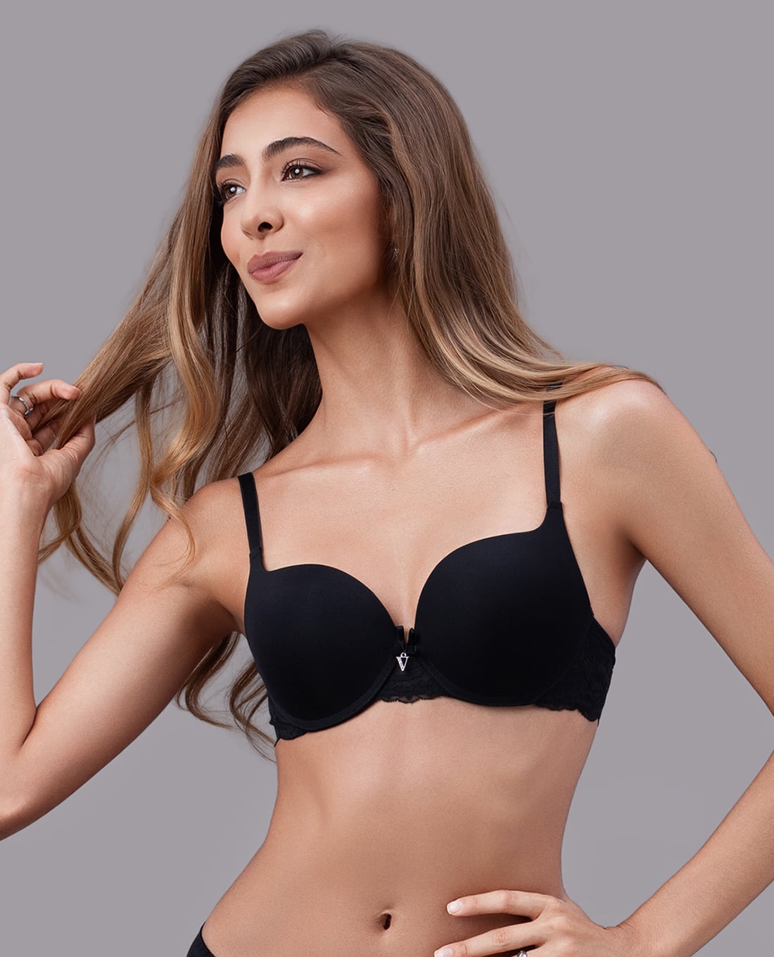 VERA - Áo ngực cup 3/4 nylon mút vừa có gọng