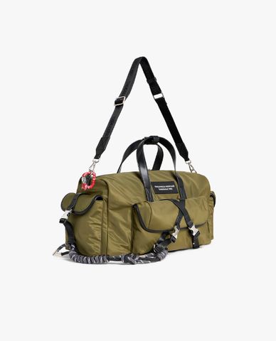  DSQUARED2 - Túi du lịch unisex đa ngăn Heritage 