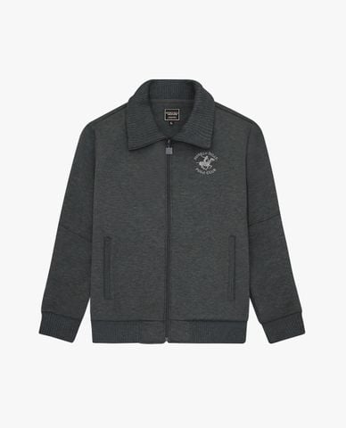  BEVERLY HILLS POLO CLUB - Áo khoác bomber nam cổ bẻ phối khóa zip 