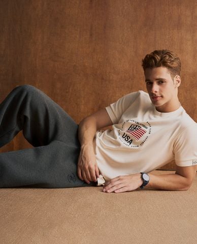  BEVERLY HILLS POLO CLUB - Quần dài nam ống rộng lưng thun 