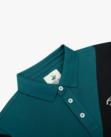  BEVERLY HILLS POLO CLUB - Áo polo nam cổ bẻ tay ngắn phối màu 